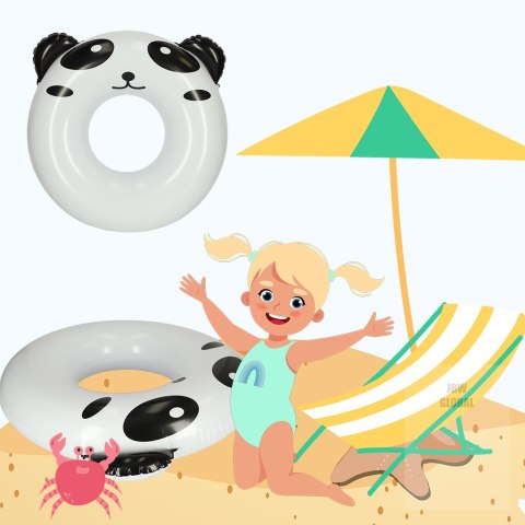 Koło do pływania dmuchane panda 80cm max 60kg Koło do pływania dmuchane panda 80cm max 60kg