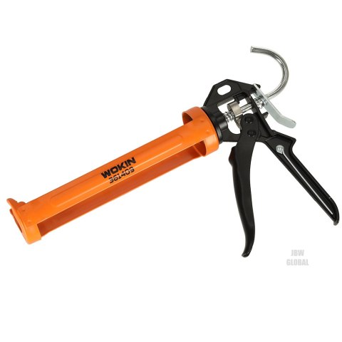 WOKIN Pistolet wyciskacz do silikonu akrylu kleju kartuszy mas obrotowy korpus 360 255mm WOKIN Pistolet wyciskacz do silikonu akrylu kleju kartuszy mas obrotowy korpus 360 255mm