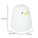 Lampka nocna dla dzieci silikonowa LED biała pingwinek