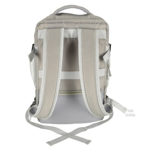 Plecak podróżny do samolotu wodoodporny kabel USB 45x16x28cm szary Plecak podróżny do samolotu wodoodporny kabel USB 45x16x28cm szary