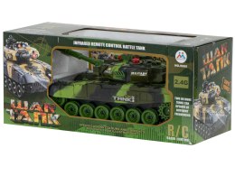 Czołg zdalnie sterowany na pilota RC War Tank 9993 2.4 GHz kamuflaż leśny