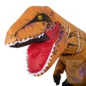 Kostium strój karnawałowy przebranie dmuchany dinozaur T-REX Gigant brązowy 1.5-1.9m