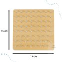 Geoboard geoplan drewniana układanka tworzenie kształtów z gumek
