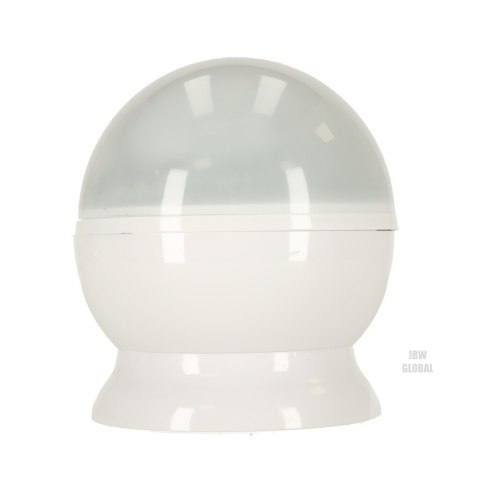 Lampka nocna projektor gwiazd 2w1 USB biała Lampka nocna projektor gwiazd 2w1 USB biała