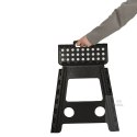 Stołek taboret składany antypoślizgowy 39cm czarny