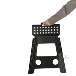 Stołek taboret składany antypoślizgowy 39cm czarny