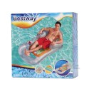 BESTWAY 43028 Materac dmuchany fotel szary