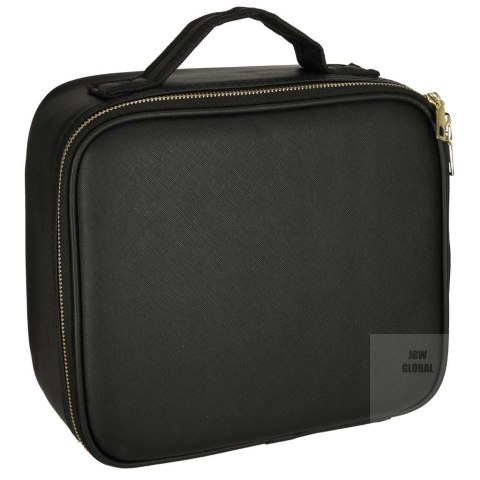 Kosmetyczka organizer na kosmetyki biżuterię z lusterkiem LED czarny Kosmetyczka organizer na kosmetyki biżuterię z lusterkiem LED czarny