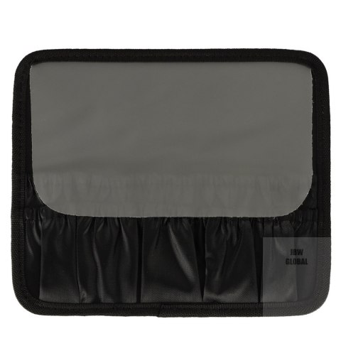 Kosmetyczka organizer na kosmetyki biżuterię z lusterkiem LED czarny Kosmetyczka organizer na kosmetyki biżuterię z lusterkiem LED czarny
