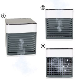 Klimatyzator klimator biurkowy mini wentylator przenośny USB