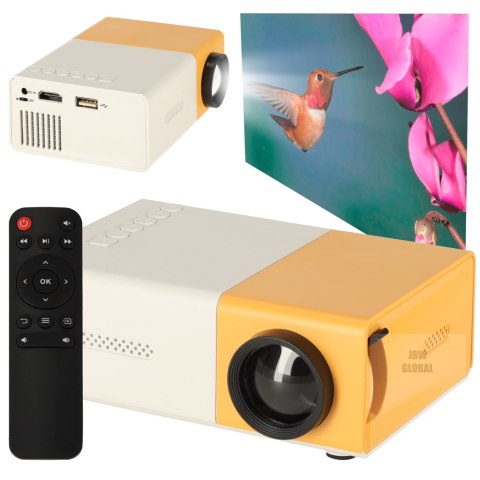 Mini projektor przenośny LED TFT LCD 1920x1080 24-60" USB HDMI 12V Mini projektor przenośny LED TFT LCD 1920x1080 24-60" USB HDMI 12V
