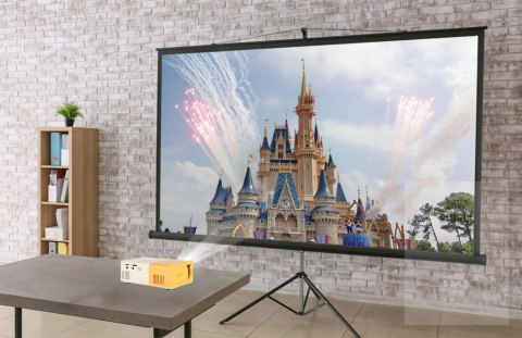 Mini projektor przenośny LED TFT LCD 1920x1080 24-60" USB HDMI 12V Mini projektor przenośny LED TFT LCD 1920x1080 24-60" USB HDMI 12V