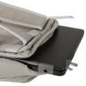Plecak podróżny do samolotu wodoodporny kabel USB 45x16x28cm szary