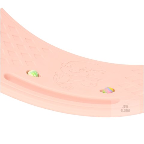 Deska do balansowania bujak dla dzieci 67x29 cm antypoślizgowa różowa Deska do balansowania bujak dla dzieci 67x29 cm antypoślizgowa różowa