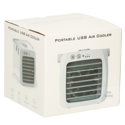 Klimatyzator klimator przenośny wentylator biurkowy USB biały Klimatyzator klimator przenośny wentylator biurkowy USB biały