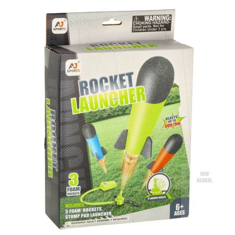 Wyrzutnia rakiet piankowych Power launcher rocket x3 Wyrzutnia rakiet piankowych Power launcher rocket x3