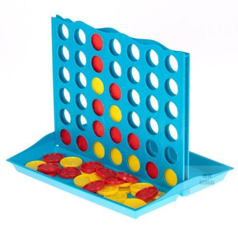 Gra logiczna szczęśliwa czwórka 25x19x20cm Gra logiczna szczęśliwa czwórka 25x19x20cm