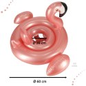 Kółko do pływania dla niemowląt koło pontonik dla dzieci z siedziskiem flaming max 20kg 1-3lata Kółko do pływania dla niemowląt koło pontonik dla dzieci z siedziskiem flaming max 20kg 1-3lata