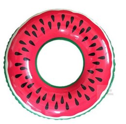 Koło do pływania dmuchane arbuz 110cm max 100kg czerwono-zielone