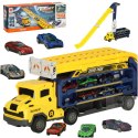 Tor wyścigowy samochodowy laweta transporter 6 el. żółty