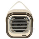 Głośnik do karaoke USB Bluetooth kremowy