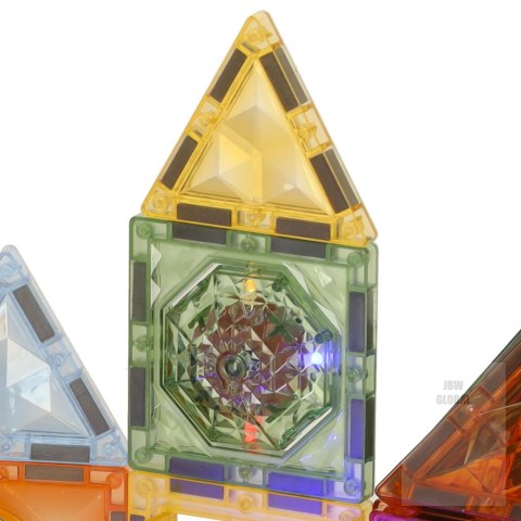 Klocki magnetyczne świecące 90 el. Klocki magnetyczne świecące 90 el.