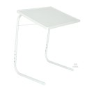 Stolik boczny pod laptopa składany 52 x 40 cm biały