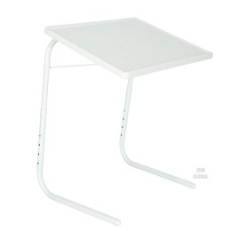 Stolik boczny pod laptopa składany 52 x 40 cm biały