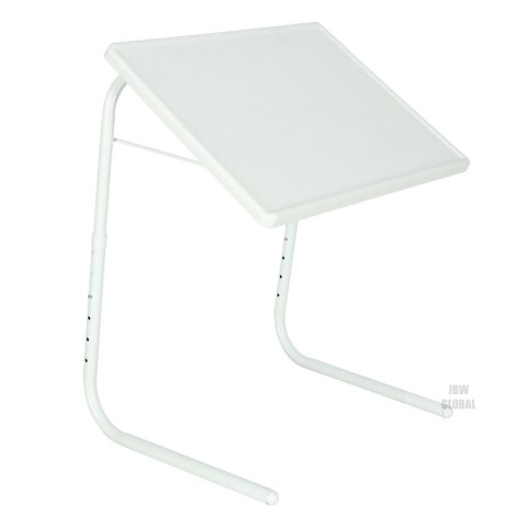 Stolik boczny pod laptopa składany 52 x 40 cm biały Stolik boczny pod laptopa składany 52 x 40 cm biały