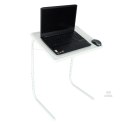 Stolik boczny pod laptopa składany 52 x 40 cm biały
