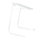 Stolik boczny pod laptopa składany 52 x 40 cm biały