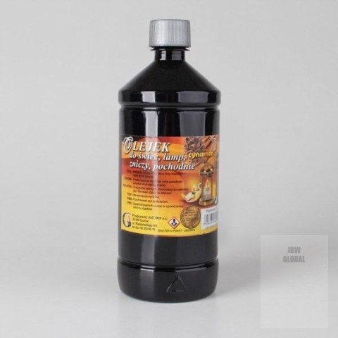Paliwo olej do lamp, pochodni i świec 1,0L CYNAMON AiG Paliwo olej do lamp, pochodni i świec 1,0L CYNAMON AiG