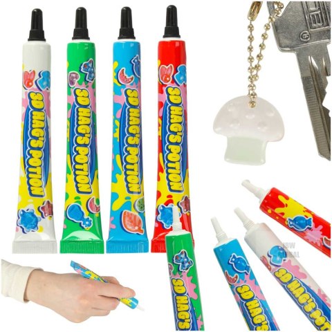 Klej magiczny do zestawu kreatywnego 4 szt. Klej magiczny do zestawu kreatywnego 4 szt.