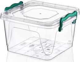 Pojemnik plastikowy 2,4L KWADRAT MULTI BOX z pokrywką Chomik