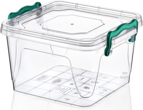 Pojemnik plastikowy 2,4L KWADRAT MULTI BOX z pokrywką Chomik Pojemnik plastikowy 2,4L KWADRAT MULTI BOX z pokrywką Chomik