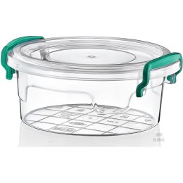 Pojemnik plastikowy 300ml OKRĄGŁY MULTI BOX z pokrywką Chomik