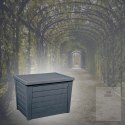 Skrzynia ogrodowa 160 L ANTRACYT Kamai EDA