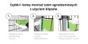 Klipsy do taśm ogrodzeniowych 10 szt. STANDARD GRAFIT Thermoplast