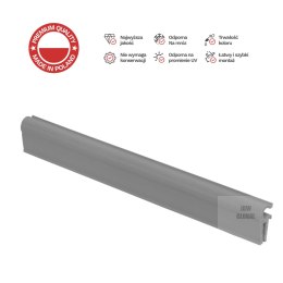 Klipsy do taśm ogrodzeniowych 10 szt. STANDARD SZARE Thermoplast