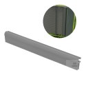 Klipsy do taśm ogrodzeniowych 10 szt. STANDARD SZARE Thermoplast