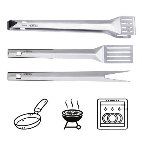 Narzędzia do grillowania ze stali nierdzewnej CADAC Kamai Cadac Narzędzia do grillowania ze stali nierdzewnej CADAC Kamai Cadac