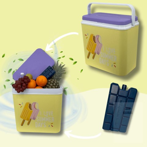 Lodówka turystyczna pasywna 24L Lody Kamai Coolbox Lodówka turystyczna pasywna 24L Lody Kamai Coolbox