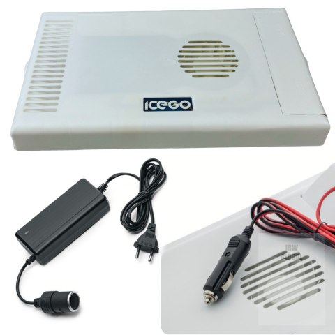Lodówka samochodowa elektryczna 30L KAMAI ICEGO, zasilanie 12-230V, szara Kamai Coolbox Lodówka samochodowa elektryczna 30L KAMAI ICEGO, zasilanie 12-230V, szara Kamai Coolbox