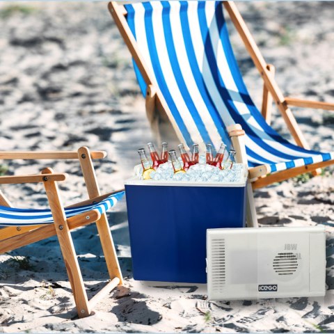 Lodówka samochodowa elektryczna 30L KAMAI ICEGO, zasilanie 12-230V, szara Kamai Coolbox Lodówka samochodowa elektryczna 30L KAMAI ICEGO, zasilanie 12-230V, szara Kamai Coolbox