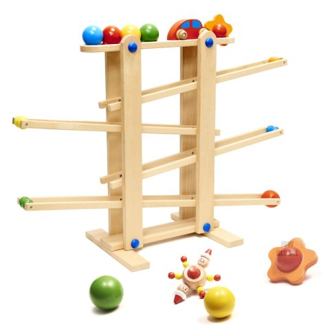 Tor kulkowy drewniany kulodrom montessori XXL Tor kulkowy drewniany kulodrom montessori XXL