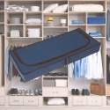 BLUE niebieski organizer do szafy na suwak 120x50x15cm Kamai Ordinett