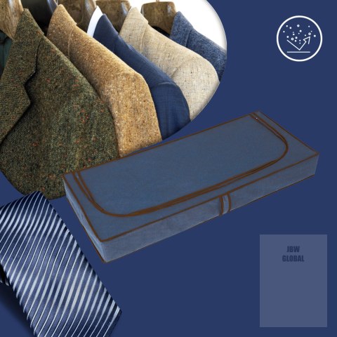 BLUE niebieski organizer do szafy na suwak 120x50x15cm Kamai Ordinett BLUE niebieski organizer do szafy na suwak 120x50x15cm Kamai Ordinett