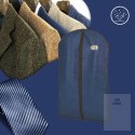 BLUE niebieski organizer na płaszcz 65x100cm Kamai Ordinett