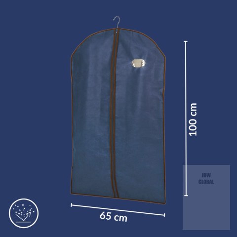 BLUE niebieski organizer na płaszcz 65x100cm Kamai Ordinett BLUE niebieski organizer na płaszcz 65x100cm Kamai Ordinett