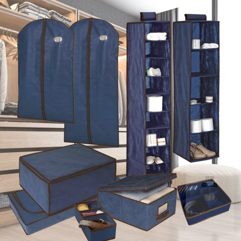 BLUE niebieski organizer na płaszcz 65x100cm Kamai Ordinett BLUE niebieski organizer na płaszcz 65x100cm Kamai Ordinett